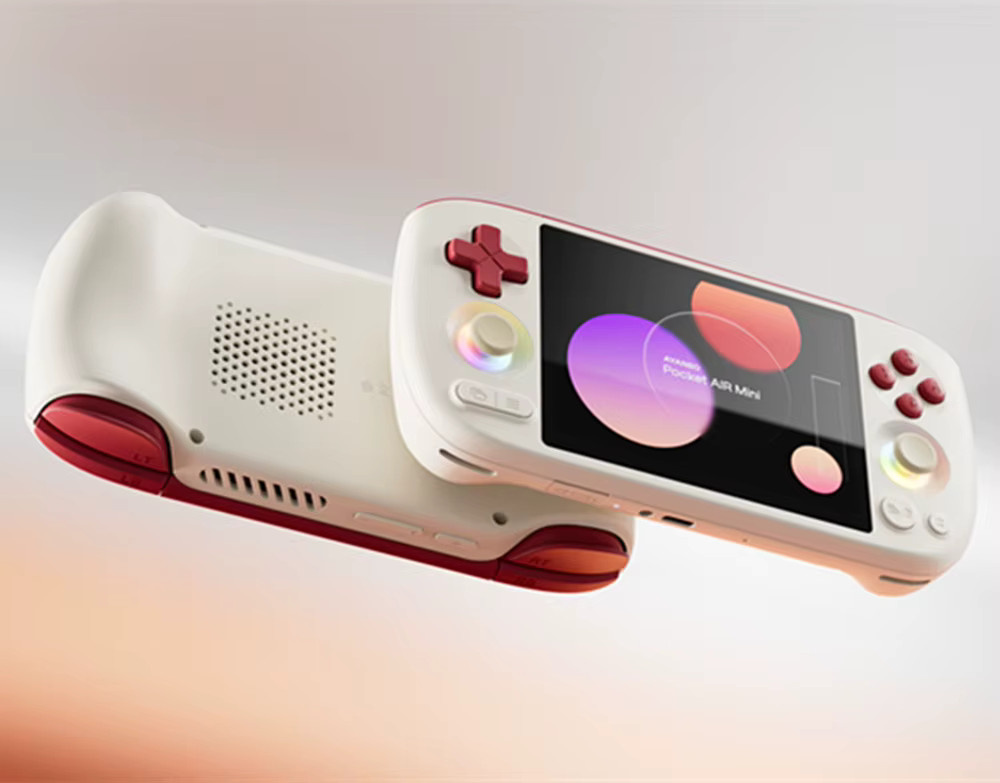AYANEO Pocket AIR Mini Retro Android Handheld-Spielekonsole mit 4,2-Zoll-Bildschirm und Hall Joystick in Weiß - Bild 3