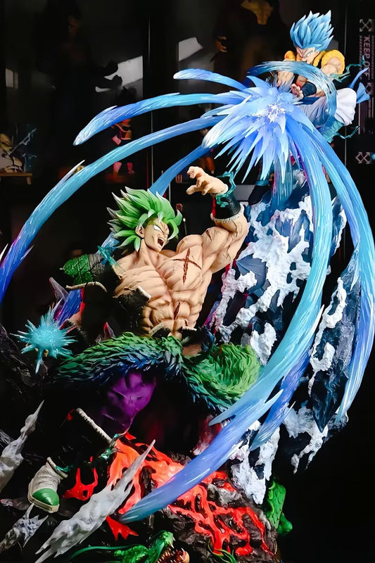 Bandai Dragon Ball Anime Figur Broly vs Gogeta Modell aus Kunststoff, mehrfarbig, Höhe: 23 cm - Bild 4