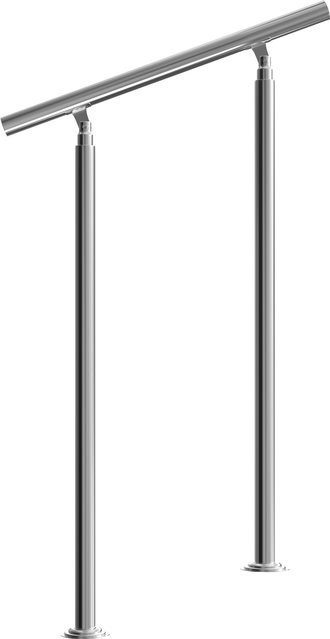 Treppengeländer aus Edelstahl von MONZANA in Silber, Höhe: 107 cm - Bild 1