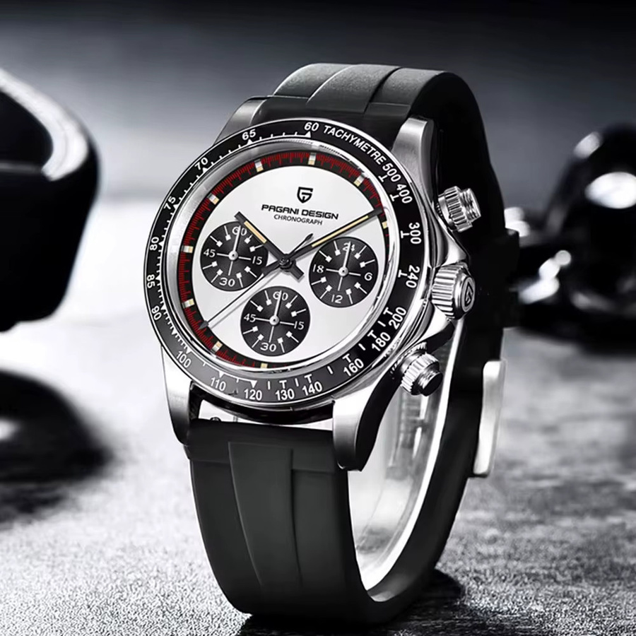 PAGANI DESIGN Chronograph, Quarz, Keramik-Lünette, 40 mm, Herren - Bild 5