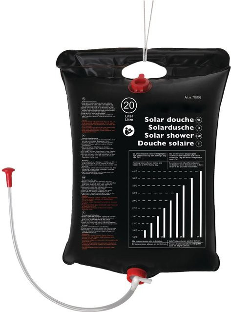 Cartrend Solardusche Schwarz 20 Liter - Bild 1