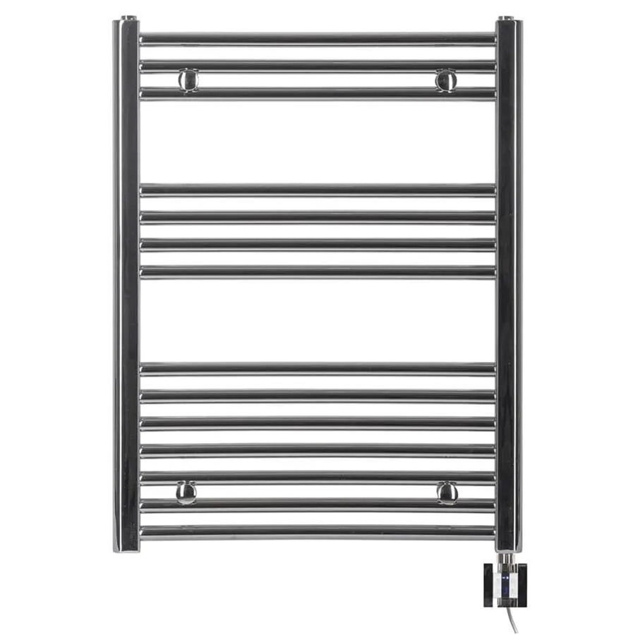 anapont Elektrischer Handtuchheizkörper in Chrom mit Timer und Thermostat, H x B: 775 x 500 cm - Bild 2