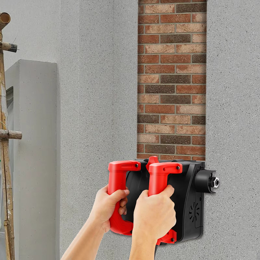 CNCEST Elektrischer Wandhobel 1200W in Rot mit 26 Klingen und 16 cm Breite zur Farb- und Spachtelentfernung - Bild 3
