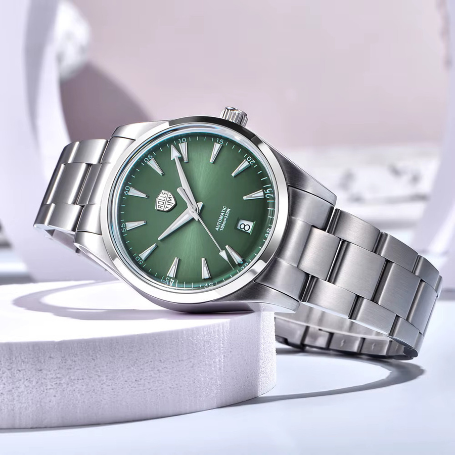 Rollstimi Armbanduhr, Automatik, Edelstahl, Blau, Saphirglas, Herren - Bild 2