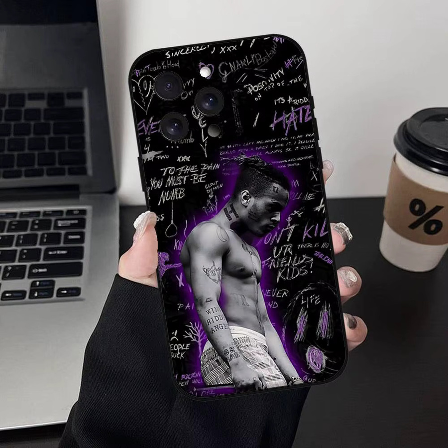 Handyhülle Rapper X-xxxtentacion für iPhone 11 bis 17 Pro Max Plus Mini aus weichem TPU in Multicolour - Bild 6