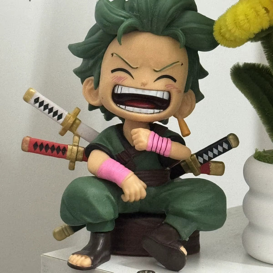 Bandai One Piece Luffy Solon sitzend, Q-Version, Desktop Ornament - Bild 3