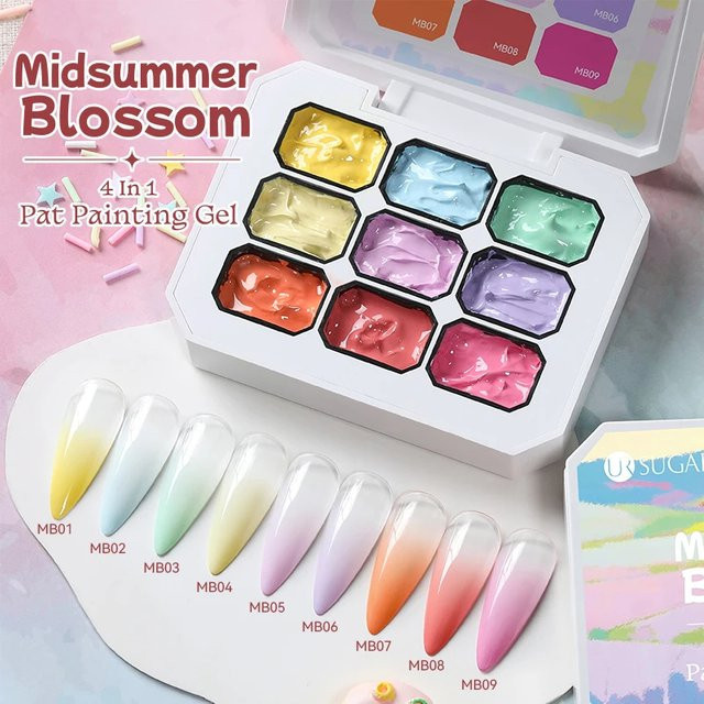 UR SUGAR Gel Nail Art, 4 in 1, Glänzend - Bild 1