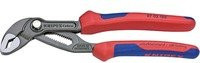Knipex Cobra Hightech-Wasserpumpenzange aus Chrom-Vanadium in Grau und Rot, Breite: 180 mm - Bild 1
