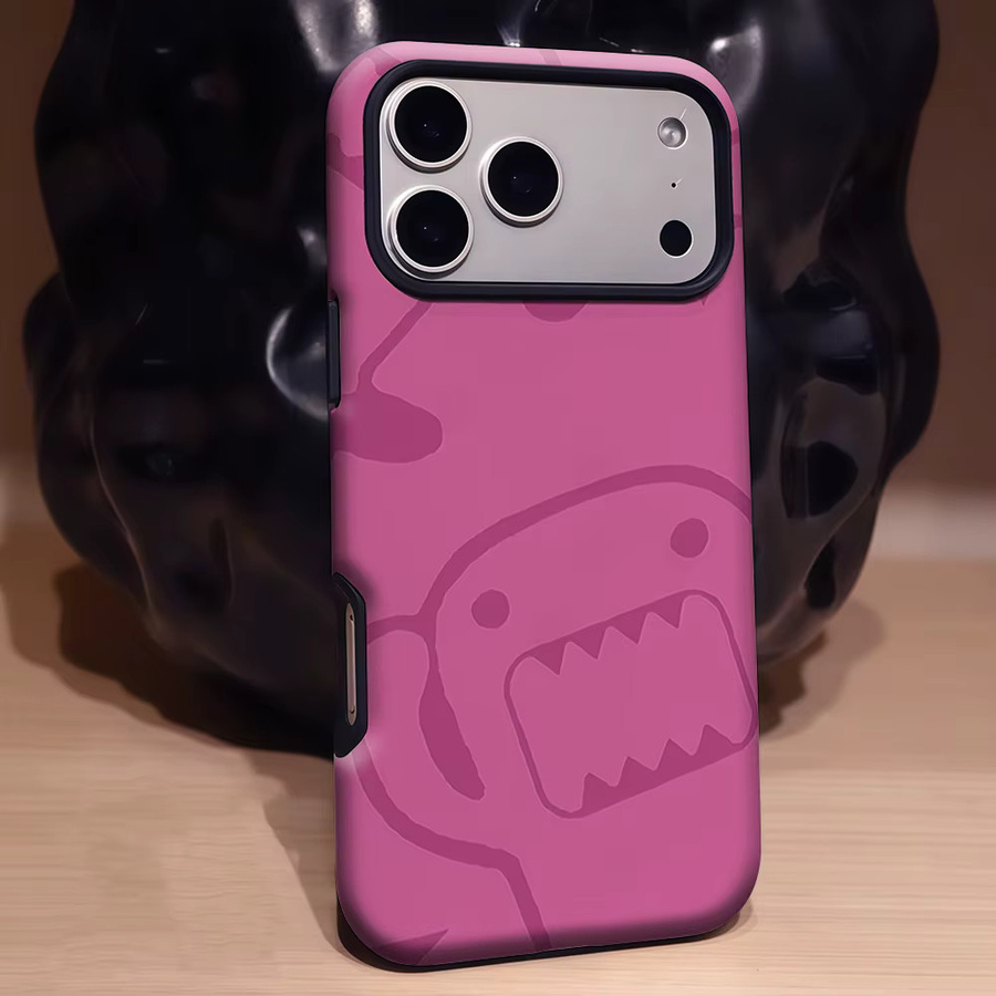 Robuste Monster-Handyhülle von Potdemiel für iPhone 17 16 15 14 13 Pro Max Plus mit Magnetfunktion in Pink - Bild 3