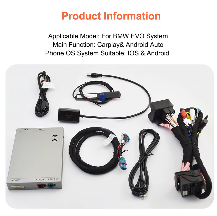 Bonroad Wireless CarPlay und Android Auto Box für BMW NBT CIC EVO sowie MINI Modelle mit Wi-Fi und Bluetooth - Bild 6