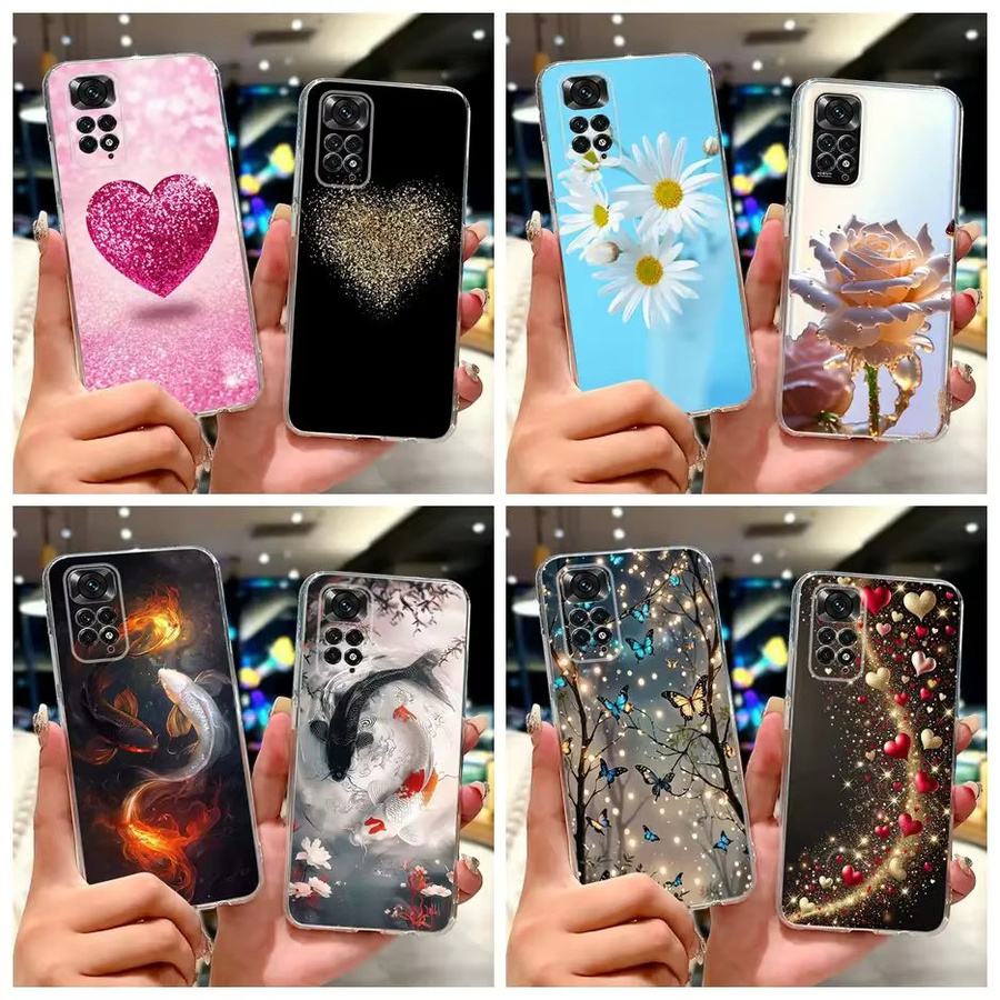 Silikon Schutzhülle für Xiaomi Redmi Note 11 4G, Redmi Note 11S und Redmi Note 11 Pro Plus in Multicolor - Bild 2