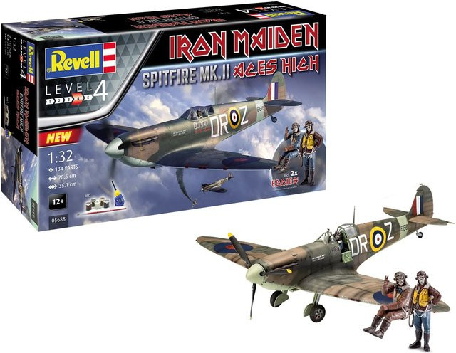 Revell Spitfire Mk.II Aces High Iron Maiden, Modellbau, 1:32, ab 14 Jahren - Bild 1