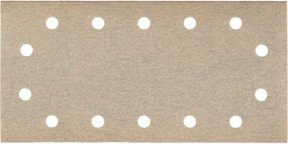 Metabo Professional Haftschleifbänder für Bandschleifer, Körnung P 60, 25 Stück, B: 115 mm, L: 230 mm, Farbe Beige - Bild 1