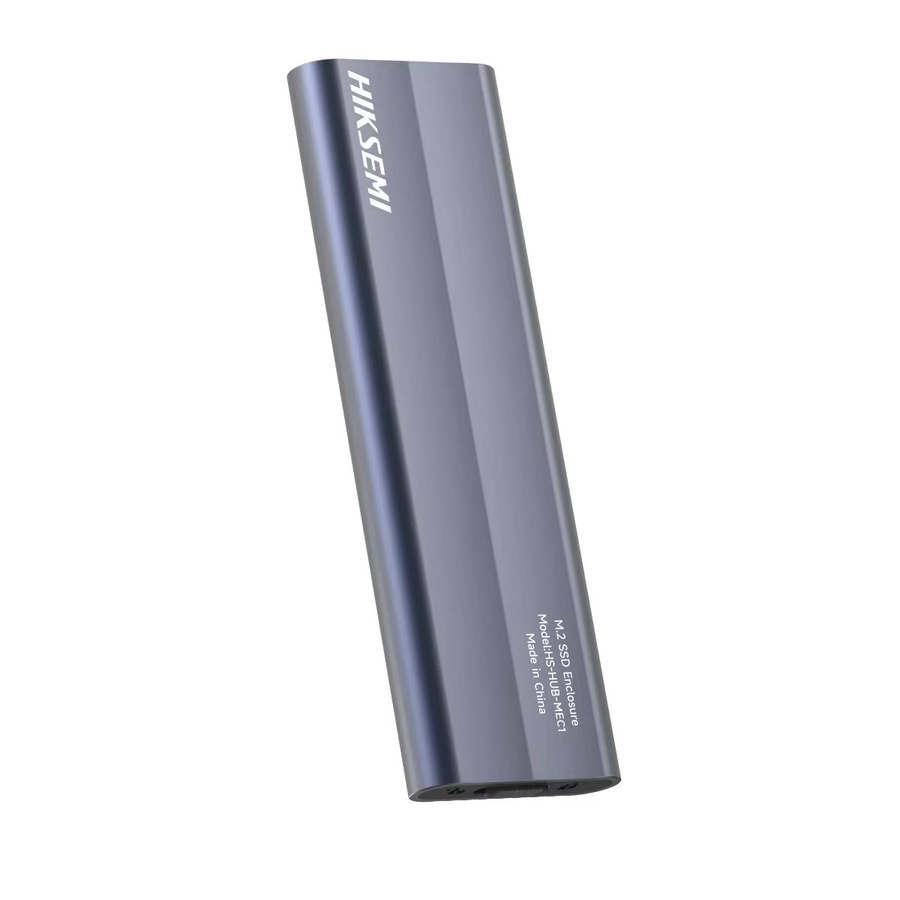 HIKSEMI M.2 NVMe SSD Gehäuse in Grau mit USB-C Anschluss und 10Gbps Übertragungsrate aus Aluminium - Bild 5