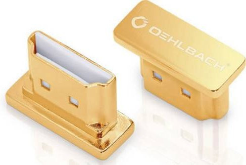 Oehlbach HDMI-Stecker Port-Fixierung XXL HS CAPS 55062 in Gold - Bild 1