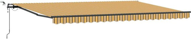 vidaXL Markisenstoff aus Polyester in Mehrfarbig, Breite: 500 cm, Tiefe: 350 cm - Bild 1