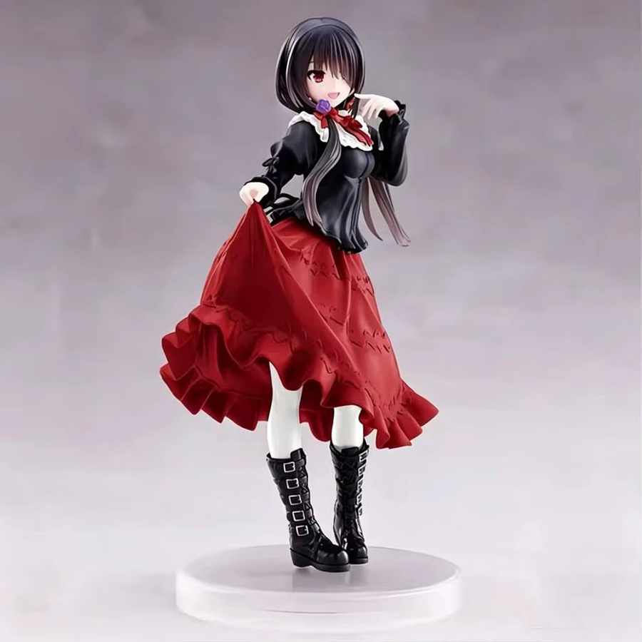 Bandai Date A Live Tokisaki Kurumi Standfigur, Mädchen, Rot, Kunststoff - Bild 4