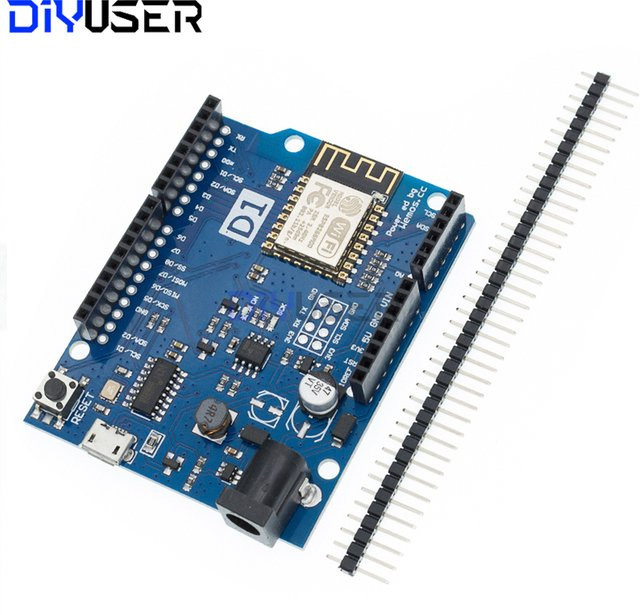 ESP8266 WeMos D1 R2 NodeMCU Lua WiFi IoT-Modul für Smart Home mit CH340G in Blau - Bild 1