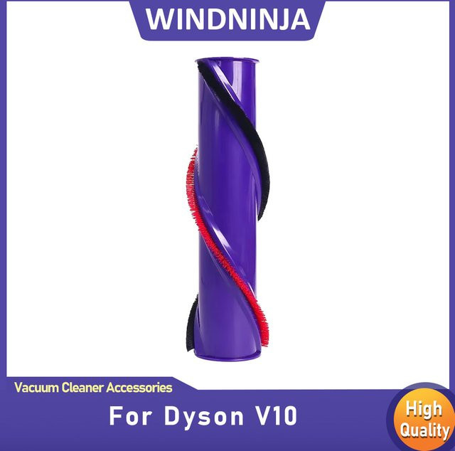 Dyson V10 Staubsauger Ersatzteil-Kit mit Hauptbürstenreinigerkopf und Rollenbürste in Lila - Bild 1