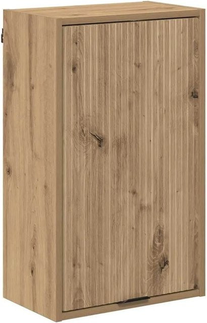 vidaXL Badezimmerschrank Wandmontiert Artisan-Eiche, Farbe: Braun, B/T/H: 39 x 23,5 x 65 cm - Bild 1