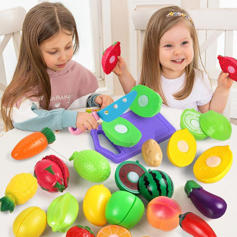 Simuliertes Obst- und Gemüseschneiden Spielzeug, Rollenspiel, ab 6 Jahren - Bild 2