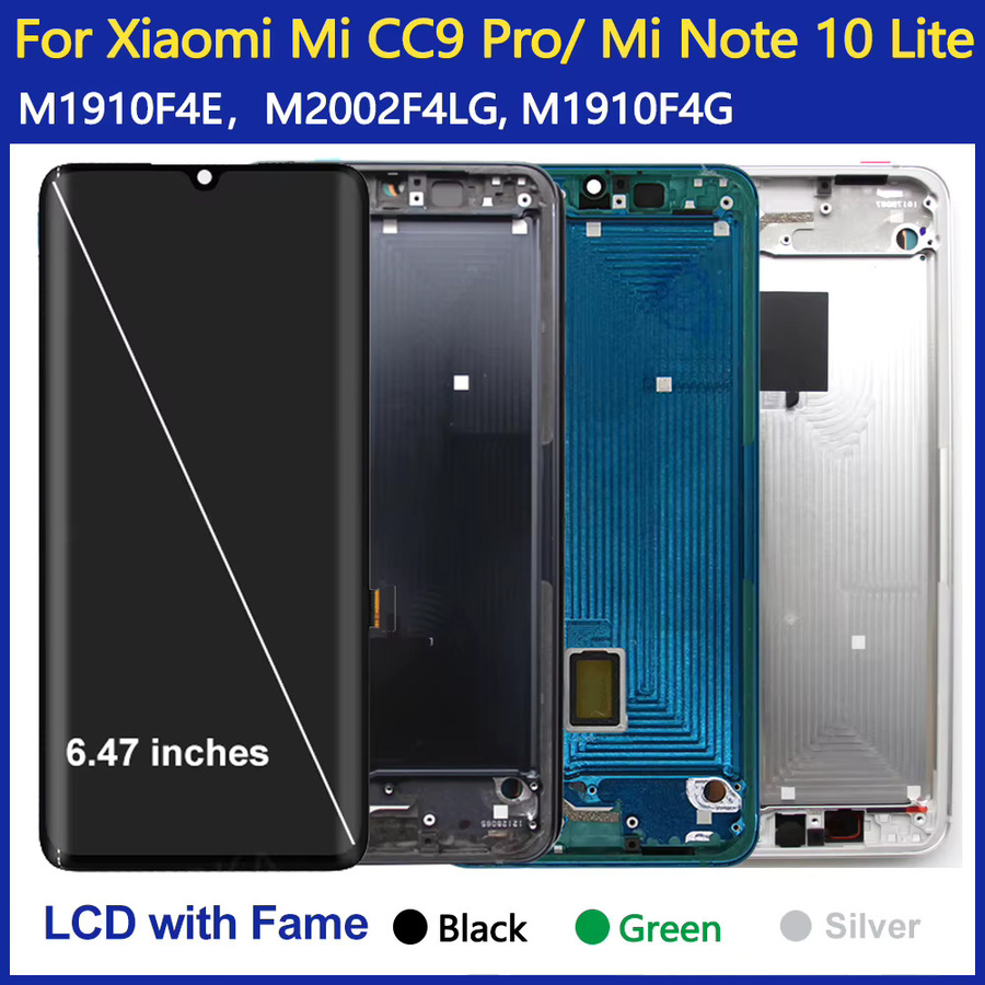 Xiaomi Mi CC9 Pro AMOLED-Display mit Touchscreen-Digitizer in Schwarz für Mi Note 10 Lite Ersatz LCD-Display - Bild 4