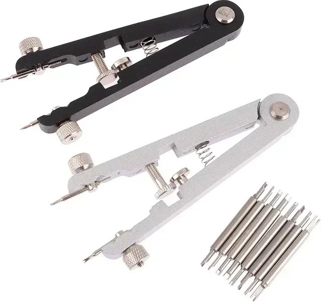 CAOWTAN Uhren-Werkzeug-Kit, Silber - Bild 1