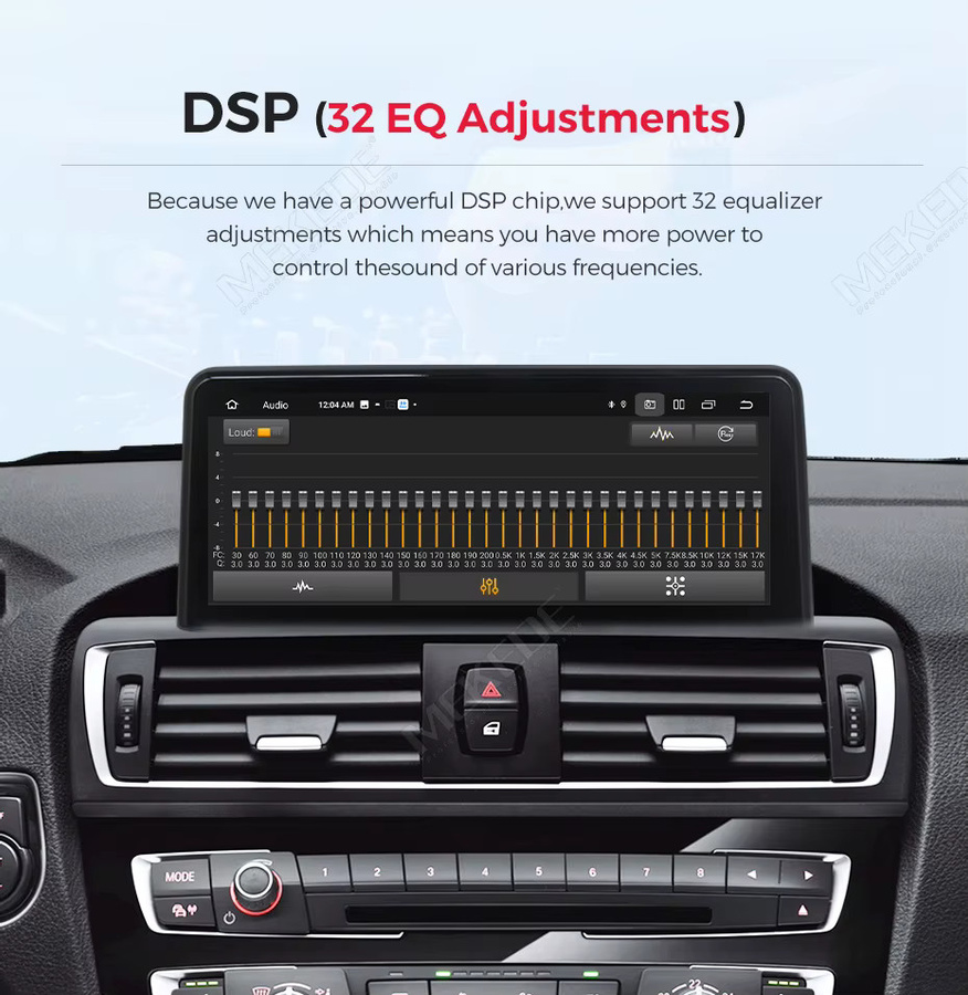 MEKEDE Android 14 Auto-Multimedia-Video-Player mit 128GB ROM für BMW X5 E70 X6 E71 (2008-2012) CCC CIC-System inklusive Carplay und Navigation, Schwarz - Bild 5