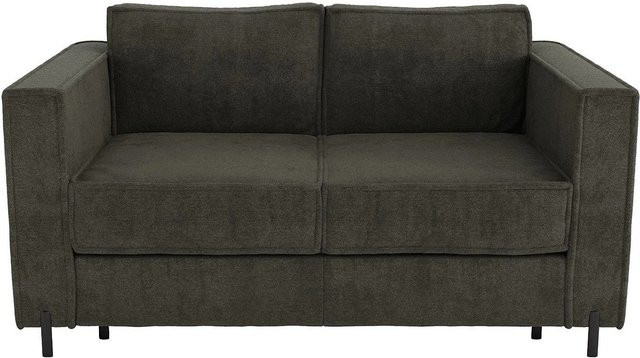 Vente-unique Schlafsofa Elorya in Grün mit Stoffbezug und einer Breite von 198 cm - Bild 1