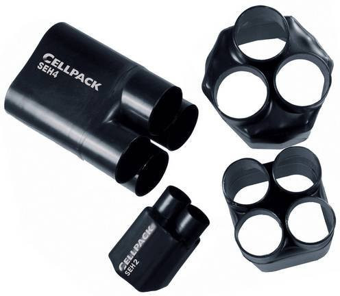 CellPack 143556 Warmschrumpf-Aufteilkappe vieradrig in Schwarz - Bild 1