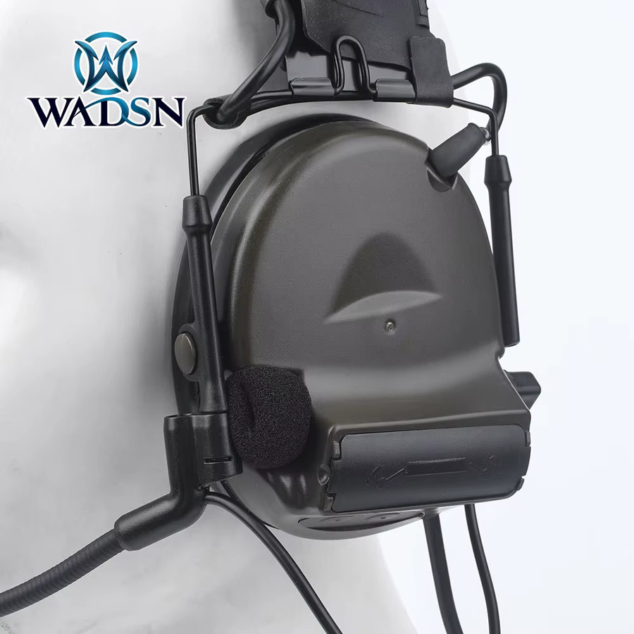 Wadsn Ersatz-Silikon-Ohrpolster C2 für taktische Contact Serie Headsets, Farbe: Schwarz - Bild 1