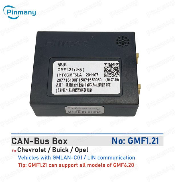 Hiworld CAN-Bus-Decoder GMF1 16-Pin Black Box für Opel Mokka X Insignia Astra J K Karl Corsa E Adam Park Avenue in Schwarz - Bild 1