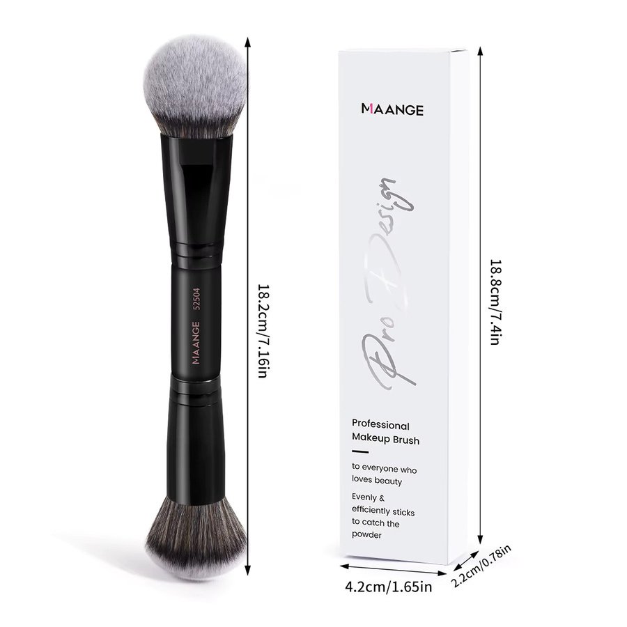 MAANGE Foundation-Make-up-Pinsel, Kabuki-Mineralpuderpinsel, Unisex - Bild 2