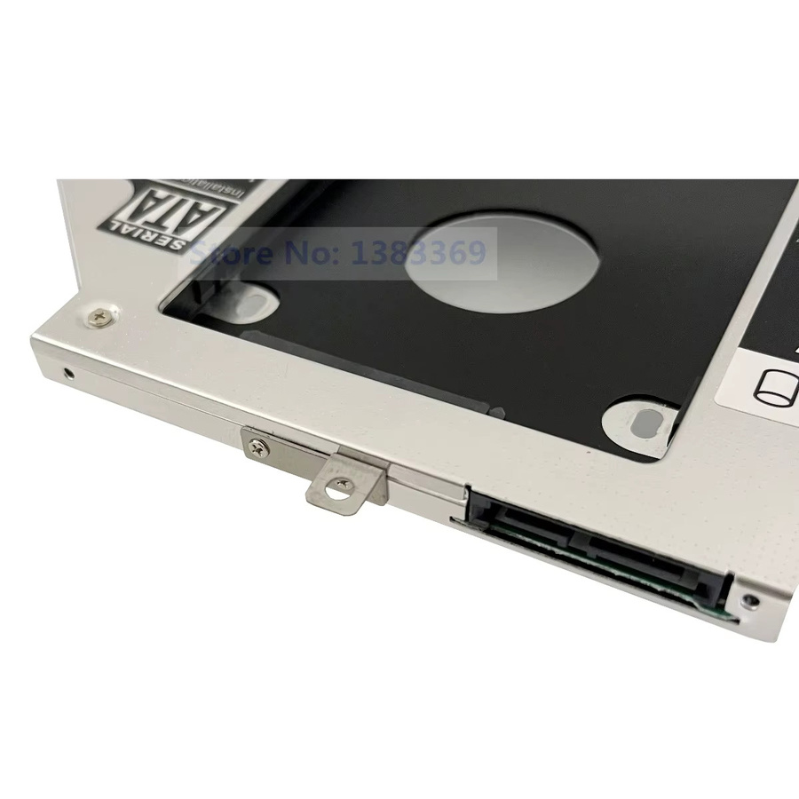 SATA 2 HDD SSD Caddy Adapterrahmen für Lenovo IdeaPad 320 330 520 mit grauer Lünette - Bild 3
