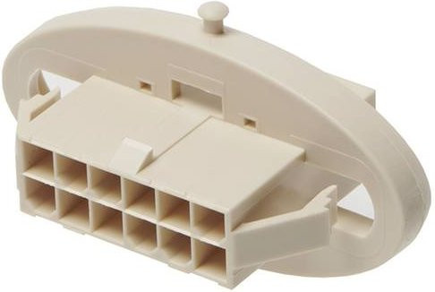 Molex Buchsengehäuse-Kabel 6-polig in Beige, Rastermaß 4.20 mm - Bild 1