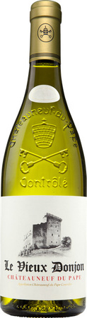 Le Vieux Donjon Chateauneuf du Pape Blanc 2024 Weißwein, Roussanne & Clairette, Frankreich, 0,75 l