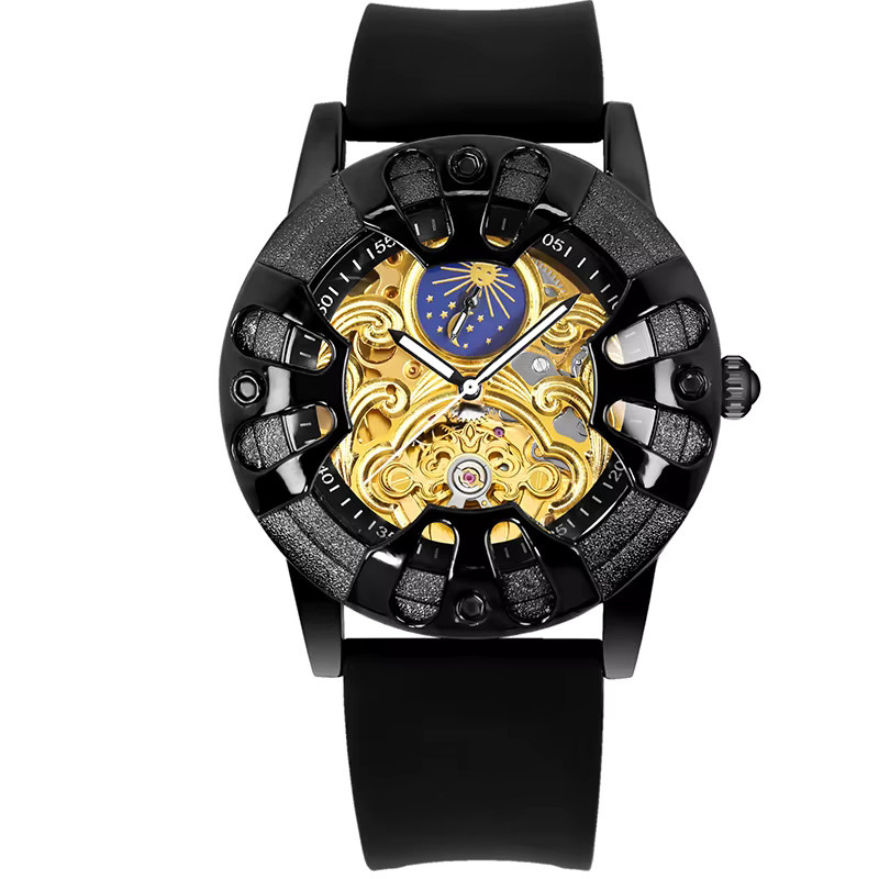 CAROTIF Armbanduhr, Automatik, Edelstahl, Gold, Herren - Bild 7