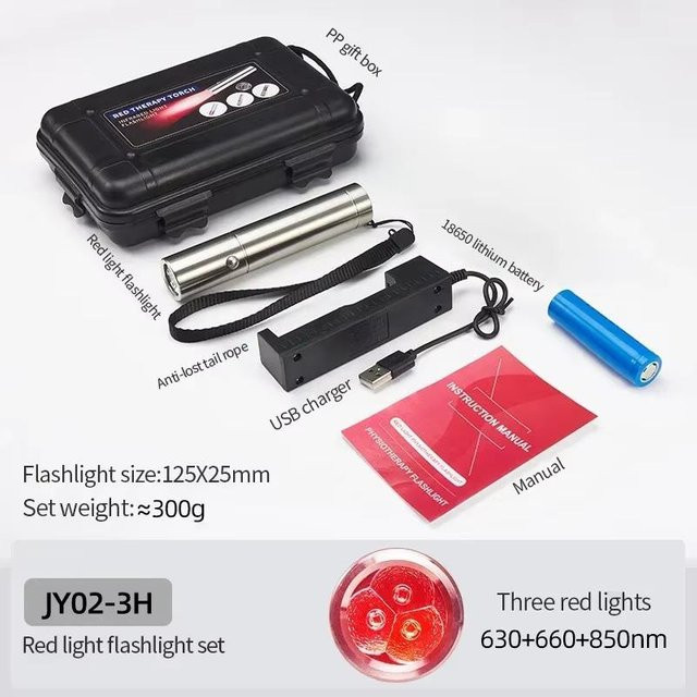Binchi Health Electronics Rotlichttherapie-Stabgerät, Silber, Unisex - Bild 1
