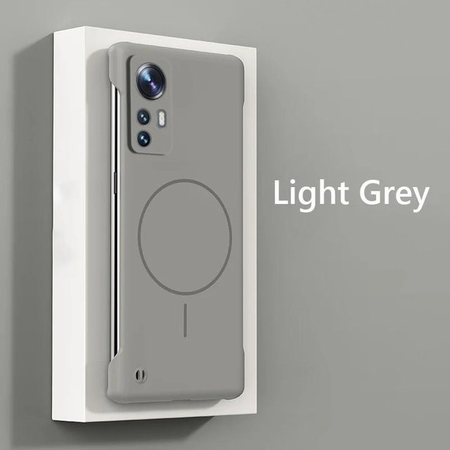 Rahmenlose magnetische kabellose Lade-Handyhülle für Xiaomi 12, Xiaomi 12 Pro 5G und Xiaomi 12X als schlanke Hartschalen-Rückseite - Bild 1