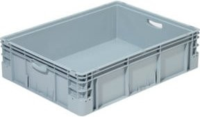 Kappes Euro-Transportbehälter aus Kunststoff, grau, B/T/H: 80 x 60 x 22 cm - Bild 1