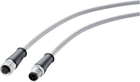 Siemens 6XV18015AH10 Strom Anschlusskabel in Grau, Länge: 1,00 m - Bild 1