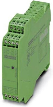 Phoenix Contact Sicherheitsrelais PSR-SPP-24UC/URM/5X1/2X2 in Grün, Betriebsspannung 24 V/DC und 24 V/AC, 5 Schließer und 2 Öffner, B/H/T: 22,5 x 112 x 114,5 cm - Bild 1