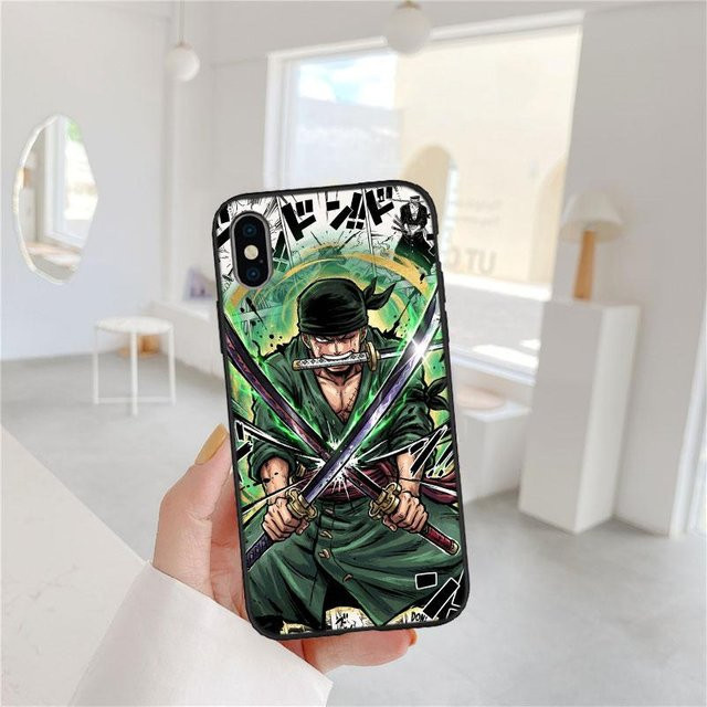 FM45 One Piece Zoro Soft Shell Handyhülle für iPhone in Multicolor - Bild 1