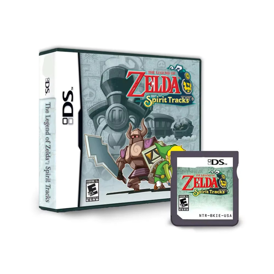 Legend of Zelda Phantom Hourglass/Spirit Tracks NDS-Spielkarte USA-Version R4-Version von Bandai - Bild 1