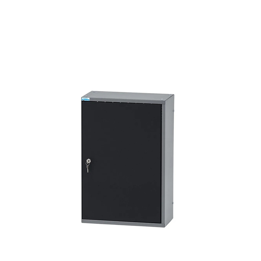 Küpper Hängeschrank eintürig mit 2 Fachböden in Schwarz-Hellgrau B/T/H: 60 x 40 x 20 cm - Bild 2