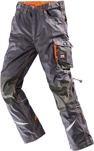 BULLSTAR Kinder-Arbeitshose ULTRA aus Polyester-Baumwolle in Grau - Bild 1
