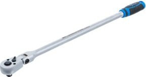 BGS Gelenkknarre arretierbar extra lang mit 3/8 Zoll Abtrieb Außenvierkant 10 mm in Silber - Bild 1