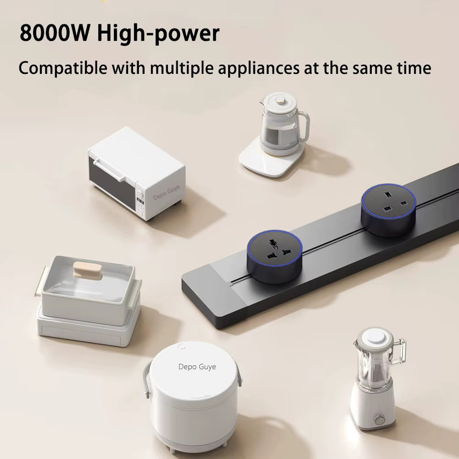 Depo Guye Universal Stromschienensteckdose mit USB-C Anschluss in Weiß - Bild 3