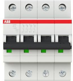 ABB S204-C4 Leitungsschutzschalter 4A 400V weiß - Bild 1