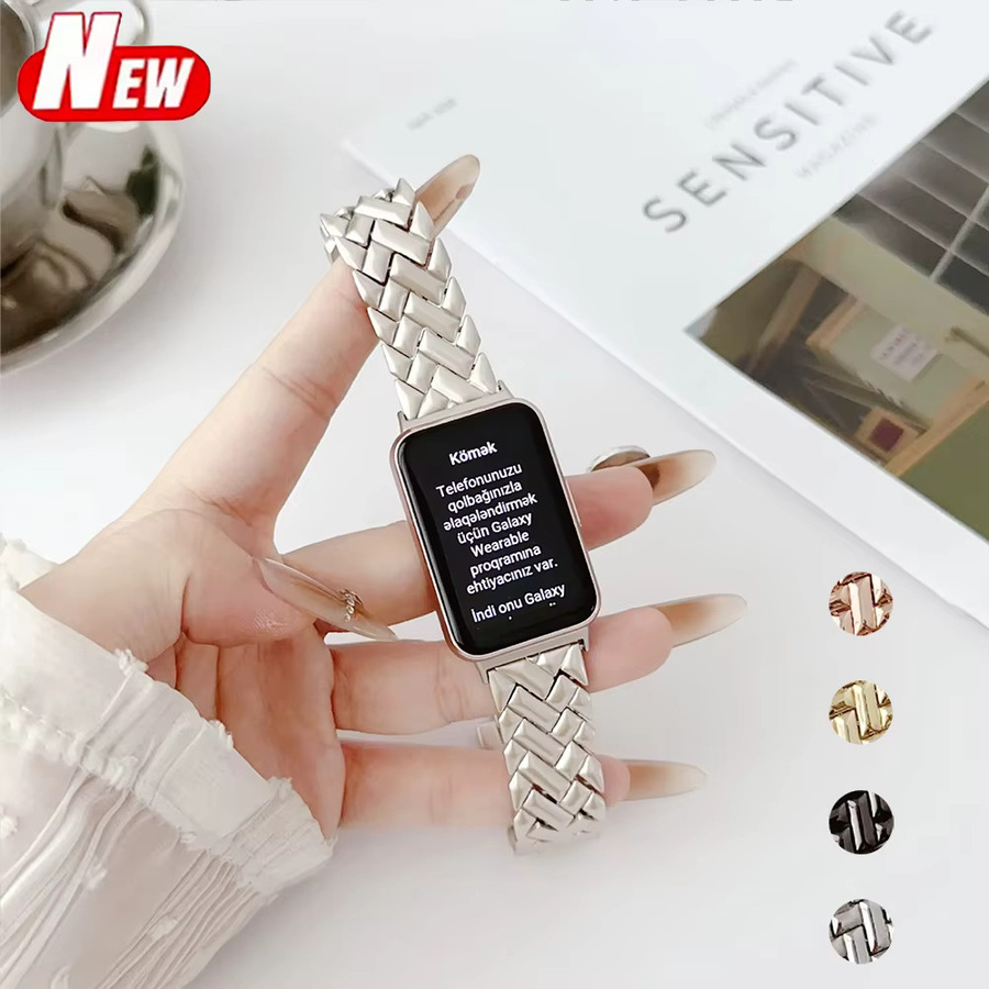 FancyWrist Uhrenarmband Samsung Galaxy Fit 3, Edelstahl, Unisex - Bild 1